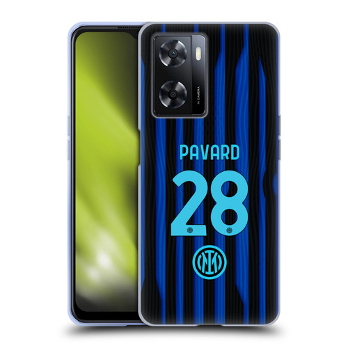 Fc Internazionale Milano 2025/26 Players Home Kit Benjamin Pavard Soft Gel Case for OPPO A57s