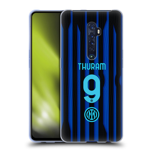 Fc Internazionale Milano 2025/26 Players Home Kit Marcus Thuram Soft Gel Case for OPPO Reno 2