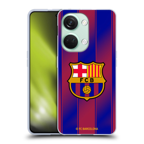 FC Barcelona 2025/26 Crest Kit Home Soft Gel Case for OnePlus Nord 3 5G
