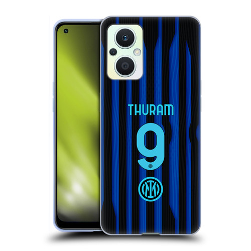 Fc Internazionale Milano 2025/26 Players Home Kit Marcus Thuram Soft Gel Case for OPPO Reno8 Lite