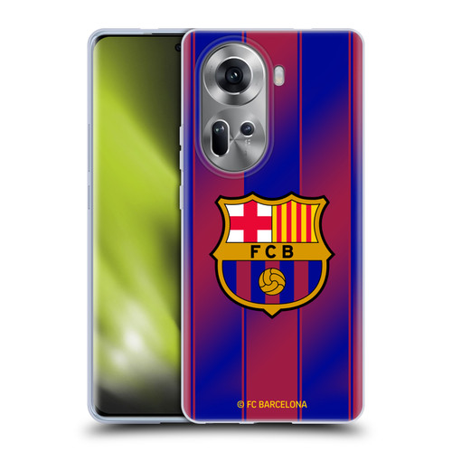 FC Barcelona 2025/26 Crest Kit Home Soft Gel Case for OPPO Reno11 FC Barcelona 2025/26 Crest Kit Home Soft Gel Case for OPPO Reno11