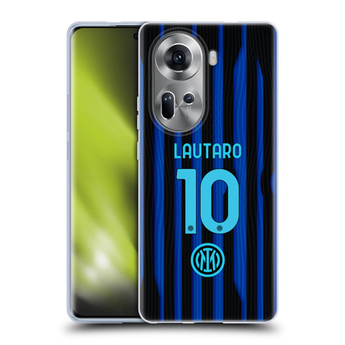 Fc Internazionale Milano 2025/26 Players Home Kit Lautaro Martínez Soft Gel Case for OPPO Reno11