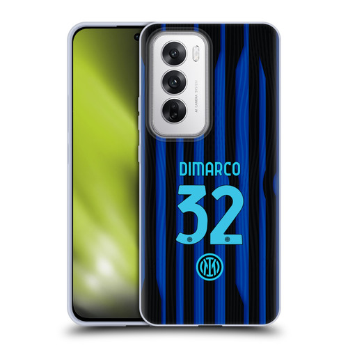 Fc Internazionale Milano 2025/26 Players Home Kit Federico Dimarco Soft Gel Case for OPPO Reno12 5G