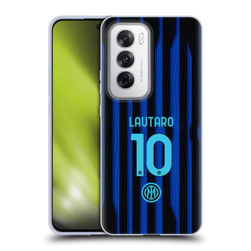 Fc Internazionale Milano 2025/26 Players Home Kit Lautaro Martínez Soft Gel Case for OPPO Reno12 5G