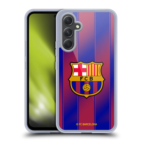 FC Barcelona 2025/26 Crest Kit Home Soft Gel Case for Samsung Galaxy A54 5G