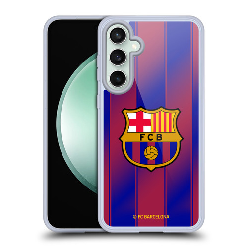 FC Barcelona 2025/26 Crest Kit Home Soft Gel Case for Samsung Galaxy S23 FE 5G