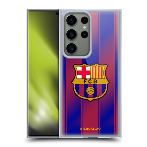 FC Barcelona 2025/26 Crest Kit Home Soft Gel Case for Samsung Galaxy S23 Ultra 5G