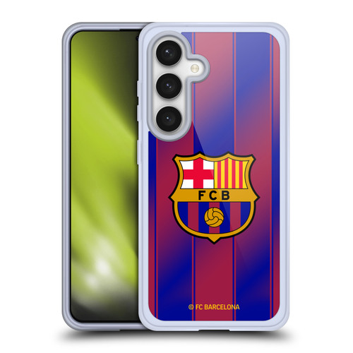 FC Barcelona 2025/26 Crest Kit Home Soft Gel Case for Samsung Galaxy S24 5G