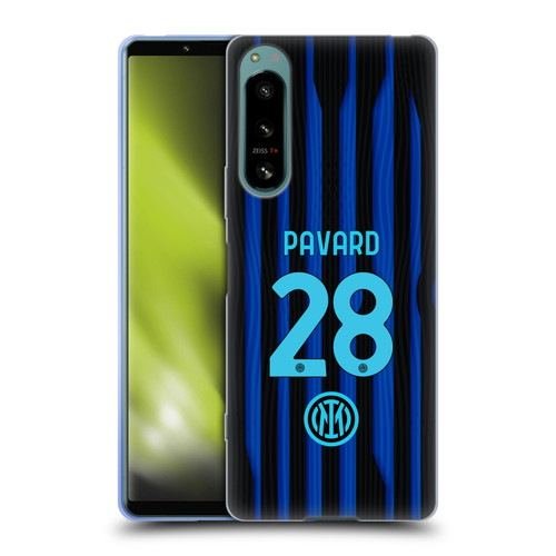 Fc Internazionale Milano 2025/26 Players Home Kit Benjamin Pavard Soft Gel Case for Sony Xperia 5 IV