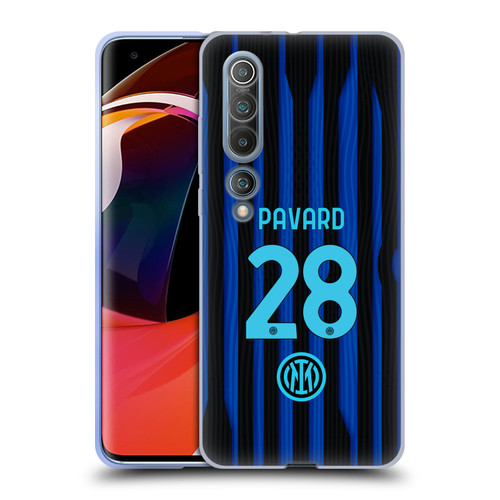 Fc Internazionale Milano 2025/26 Players Home Kit Benjamin Pavard Soft Gel Case for Xiaomi Mi 10 5G / Mi 10 Pro 5G