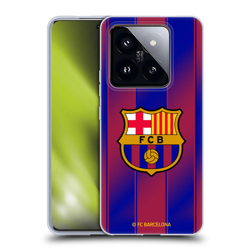FC Barcelona 2025/26 Crest Kit Home Soft Gel Case for Xiaomi 14 Pro