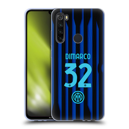 Fc Internazionale Milano 2025/26 Players Home Kit Federico Dimarco Soft Gel Case for Xiaomi Redmi Note 8T