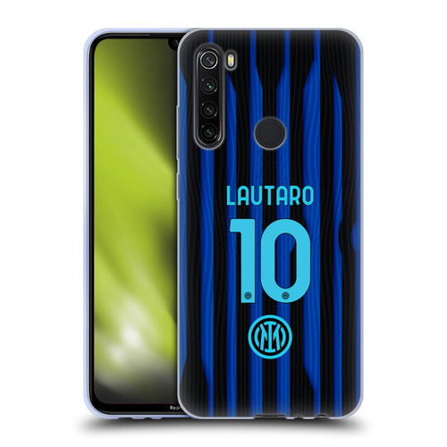 Fc Internazionale Milano 2025/26 Players Home Kit Lautaro Martínez Soft Gel Case for Xiaomi Redmi Note 8T