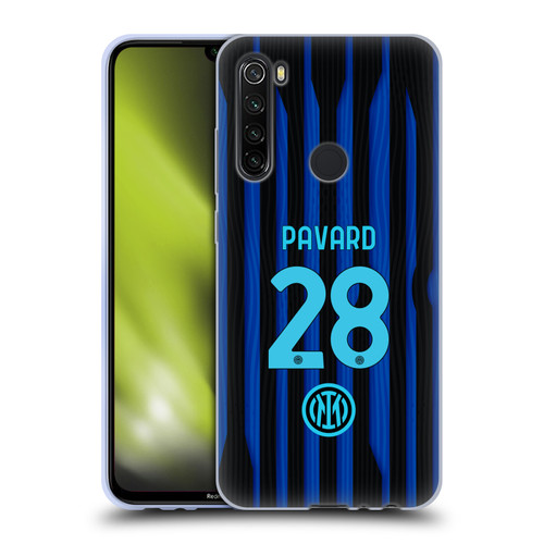 Fc Internazionale Milano 2025/26 Players Home Kit Benjamin Pavard Soft Gel Case for Xiaomi Redmi Note 8T