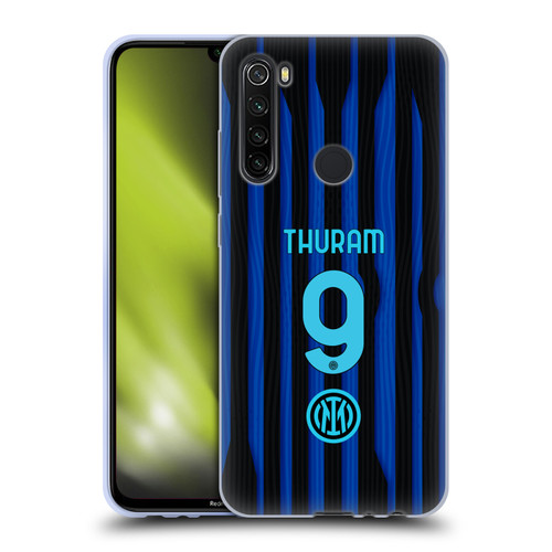 Fc Internazionale Milano 2025/26 Players Home Kit Marcus Thuram Soft Gel Case for Xiaomi Redmi Note 8T Fc Internazionale Milano 2025/26 Players Home Kit Marcus Thuram Soft Gel Case for Xiaomi Redmi Note 8T
