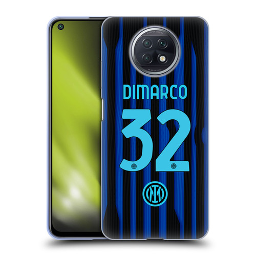 Fc Internazionale Milano 2025/26 Players Home Kit Federico Dimarco Soft Gel Case for Xiaomi Redmi Note 9T 5G