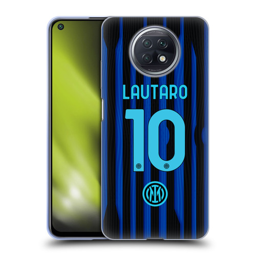 Fc Internazionale Milano 2025/26 Players Home Kit Lautaro Martínez Soft Gel Case for Xiaomi Redmi Note 9T 5G