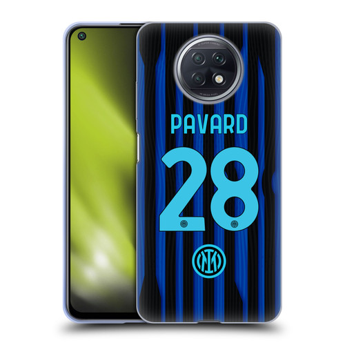 Fc Internazionale Milano 2025/26 Players Home Kit Benjamin Pavard Soft Gel Case for Xiaomi Redmi Note 9T 5G
