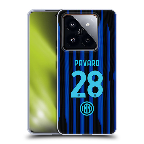 Fc Internazionale Milano 2025/26 Players Home Kit Benjamin Pavard Soft Gel Case for Xiaomi 14 Pro