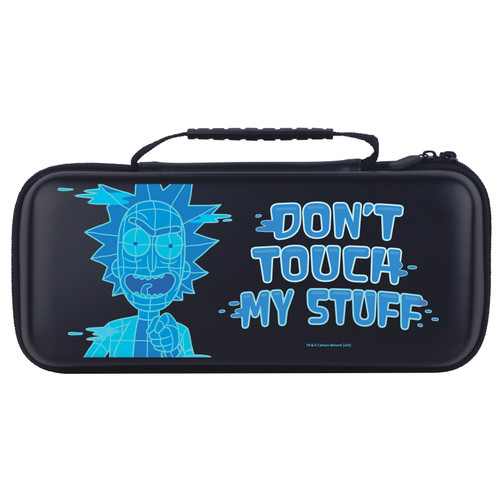Rick And Morty Graphics Don't Touch My Stuff Hard Storage Travel Carry Case for Asus ROG Ally