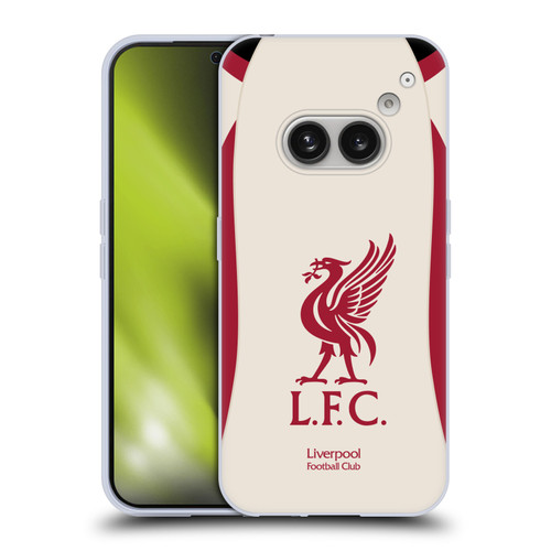 Liverpool Football Club 2025/26 Kit Away Soft Gel Case for Nothing Phone (2a)