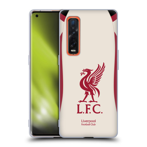 Liverpool Football Club 2025/26 Kit Away Soft Gel Case for OPPO Find X2 Pro 5G