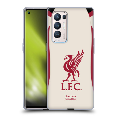 Liverpool Football Club 2025/26 Kit Away Soft Gel Case for OPPO Find X3 Neo / Reno5 Pro+ 5G