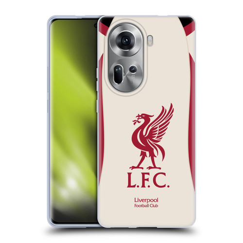 Liverpool Football Club 2025/26 Kit Away Soft Gel Case for OPPO Reno11