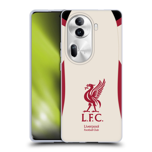 Liverpool Football Club 2025/26 Kit Away Soft Gel Case for OPPO Reno11 Pro
