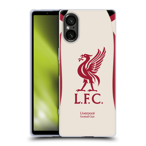 Liverpool Football Club 2025/26 Kit Away Soft Gel Case for Sony Xperia 5 V 5G