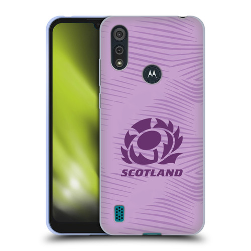 Scotland Rugby 2025/26 Crest Kit Away Soft Gel Case for Motorola Moto E6s (2020)