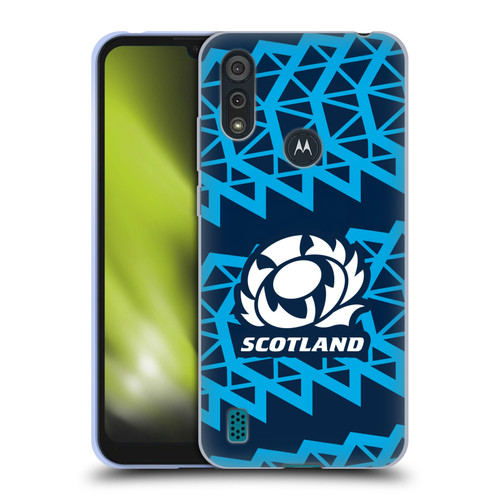 Scotland Rugby 2025/26 Crest Kit Training Soft Gel Case for Motorola Moto E6s (2020)