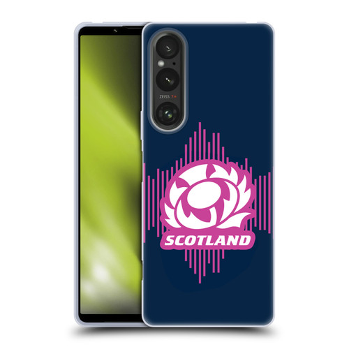 Scotland Rugby 2025/26 Crest Kit Home Soft Gel Case for Sony Xperia 1 V 5G