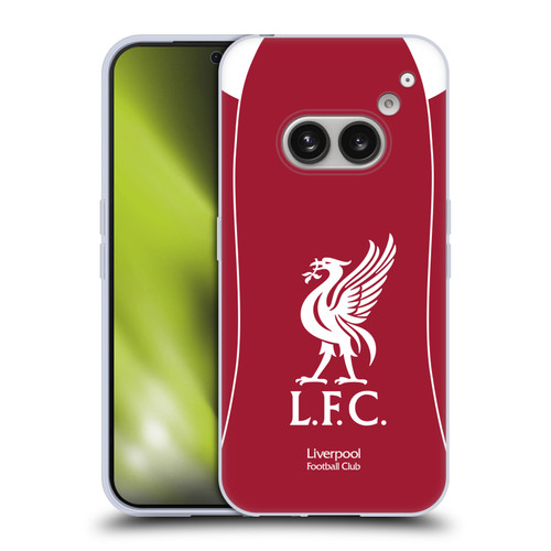 Liverpool Football Club 2025/26 Kit Home Soft Gel Case for Nothing Phone (2a)