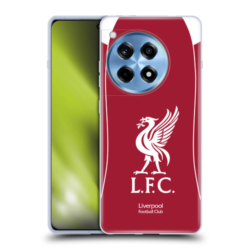 Liverpool Football Club 2025/26 Kit Home Soft Gel Case for OnePlus 12R Liverpool Football Club 2025/26 Kit Home Soft Gel Case for OnePlus 12R