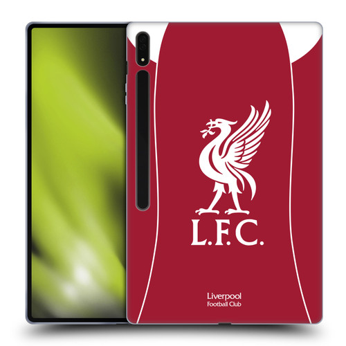 Liverpool Football Club 2025/26 Kit Home Soft Gel Case for Samsung Galaxy Tab S8 Ultra