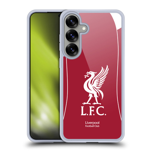 Liverpool Football Club 2025/26 Kit Home Soft Gel Case for Samsung Galaxy S25+