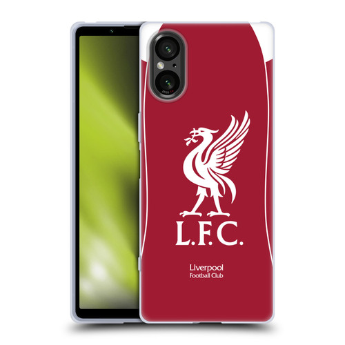 Liverpool Football Club 2025/26 Kit Home Soft Gel Case for Sony Xperia 5 V 5G