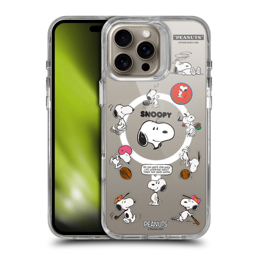 Peanuts Snoopy & Friends Fun Moments SHOCKPROOF BUMPER CASE COMPATIBLE WITH  & MAGSAFE Apple iPhone 16 Pro Max