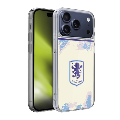 Aston Villa Football Club 2025/26 Crest Kit Third Soft Gel Case for Apple iPhone 17 Pro