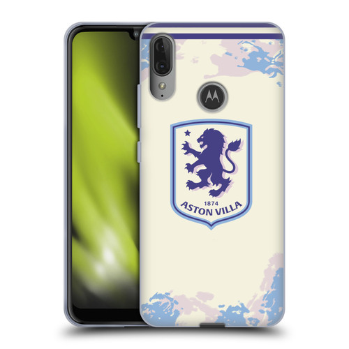 Aston Villa Football Club 2025/26 Crest Kit Third Soft Gel Case for Motorola Moto E6 Plus