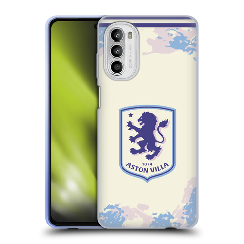 Aston Villa Football Club 2025/26 Crest Kit Third Soft Gel Case for Motorola Moto G52