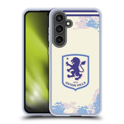 Aston Villa Football Club 2025/26 Crest Kit Third Soft Gel Case for Samsung Galaxy S24 FE
