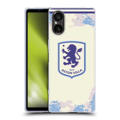 Aston Villa Football Club 2025/26 Crest Kit Third Soft Gel Case for Sony Xperia 5 V 5G