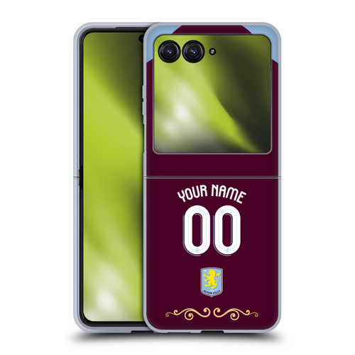 Aston Villa Football Club Custom 2025/26 Trikot Home Soft Gel Case for Motorola Razr 40 Ultra / Razr+ 2023 Aston Villa Football Club Custom 2025/26 Trikot Home Soft Gel Case for Motorola Razr 40 Ultra / Razr+ 2023