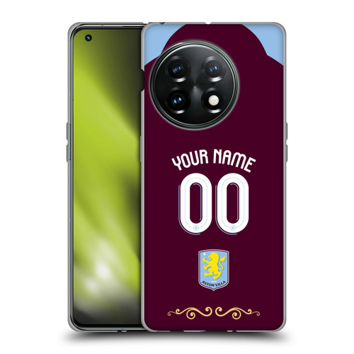 Aston Villa Football Club Custom 2025/26 Trikot Home Soft Gel Case for OnePlus 11 5G