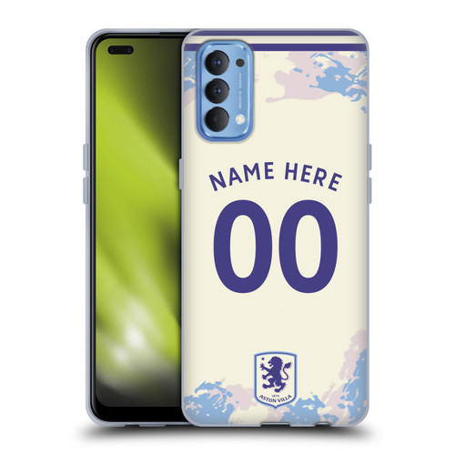 Aston Villa Football Club Custom 2025/26 Trikot Third Soft Gel Case for OPPO Reno 4 5G Aston Villa Football Club Custom 2025/26 Trikot Third Soft Gel Case for OPPO Reno 4 5G