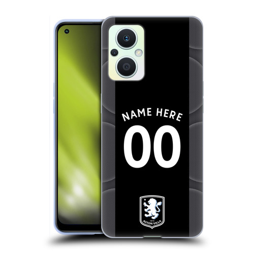 Aston Villa Football Club Custom 2025/26 Trikot Away Soft Gel Case for OPPO Reno8 Lite