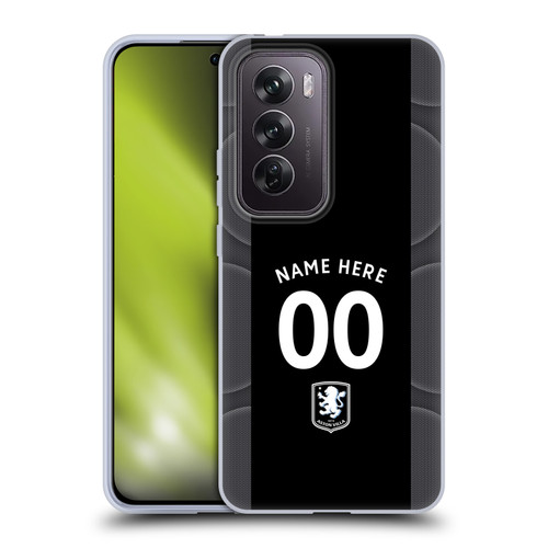 Custom Customised Personalised Aston Villa FC 2025/26 Trikot Away Soft Gel Case for OPPO Reno12 Pro 5G