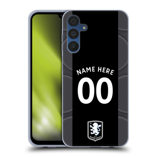 Aston Villa Football Club Custom 2025/26 Trikot Away Soft Gel Case for Samsung Galaxy A15